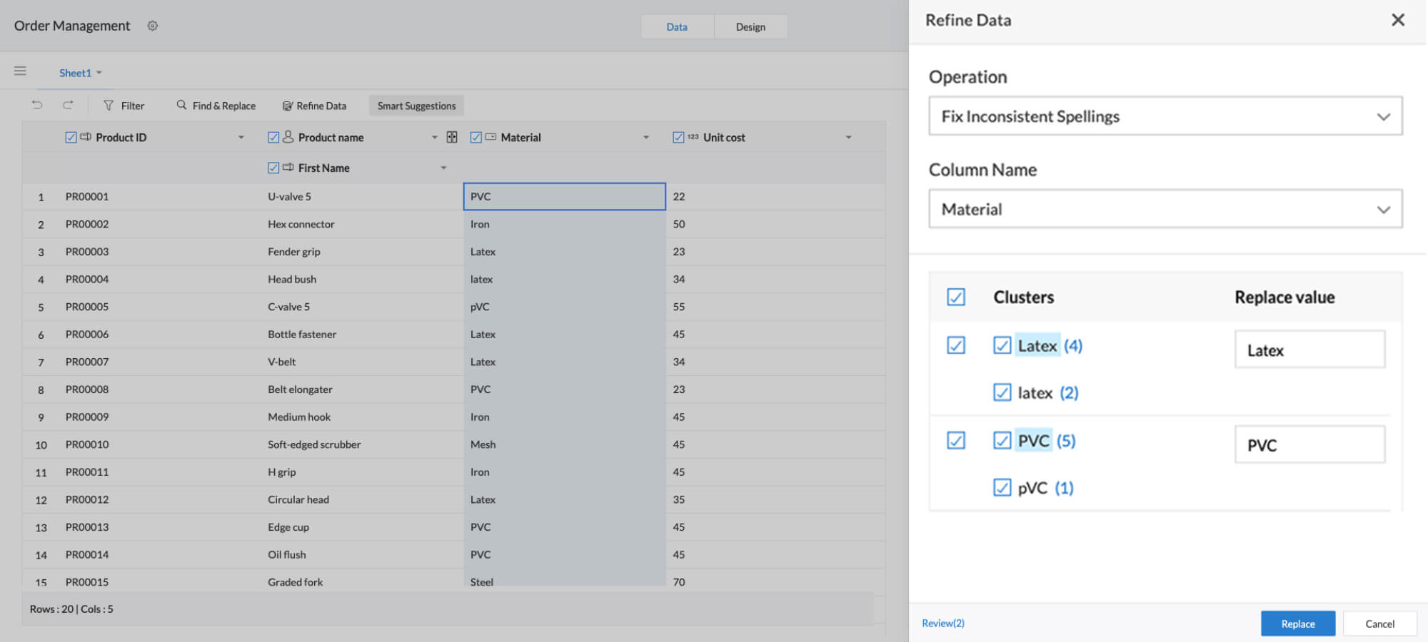 Reinforcing data quality